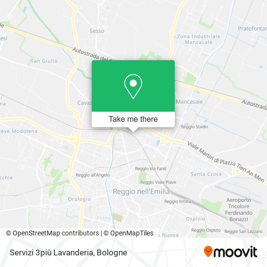 Servizi 3più Lavanderia map