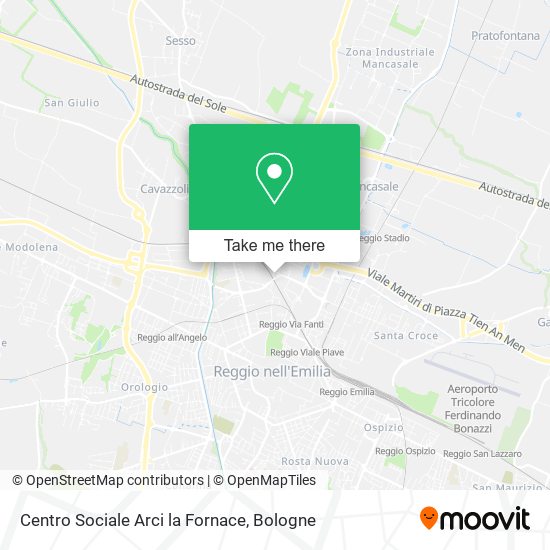 Centro Sociale Arci la Fornace map