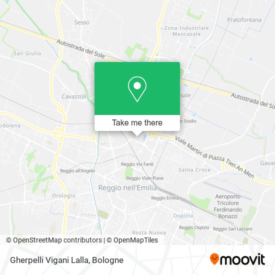 Gherpelli Vigani Lalla map