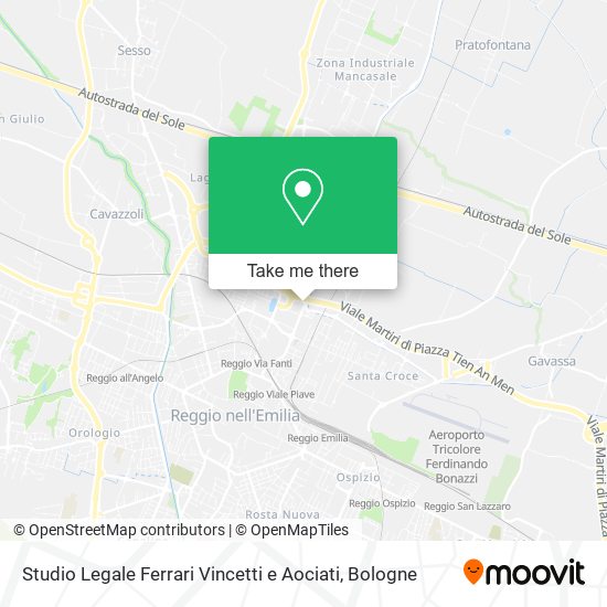 Studio Legale Ferrari Vincetti e Aociati map