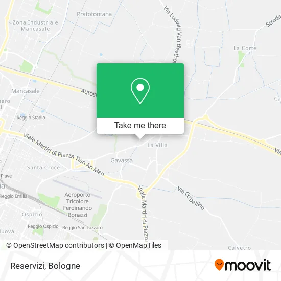 Reservizi map