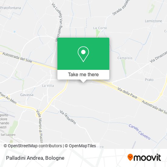 Palladini Andrea map
