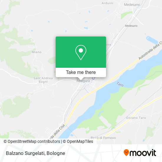 Balzano Surgelati map