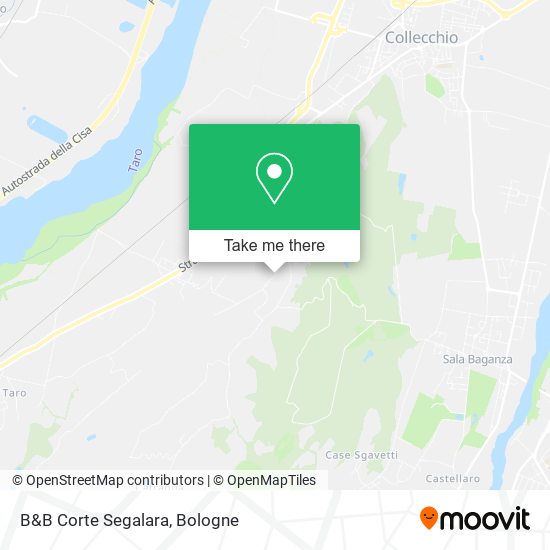 B&B Corte Segalara map