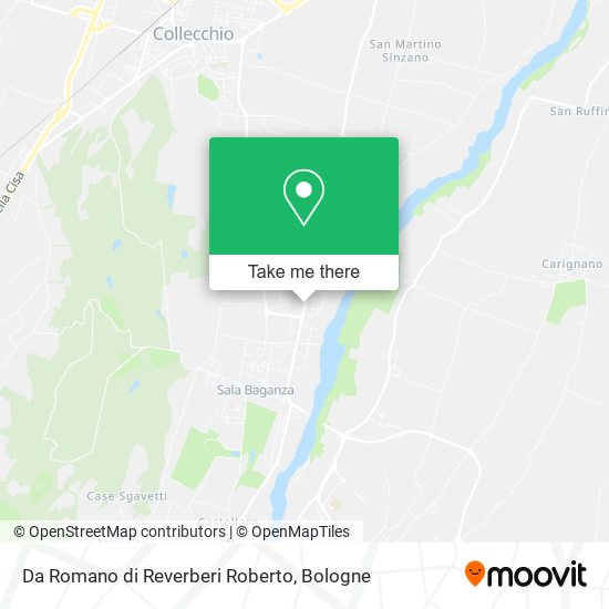 Da Romano di Reverberi Roberto map