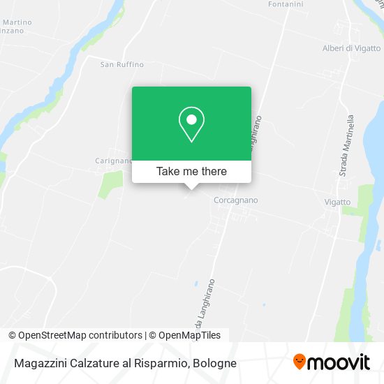 Magazzini Calzature al Risparmio map