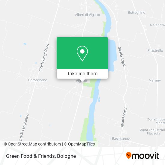 Green Food & Friends map