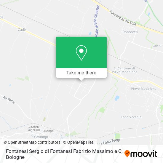 Fontanesi Sergio di Fontanesi Fabrizio Massimo e C map