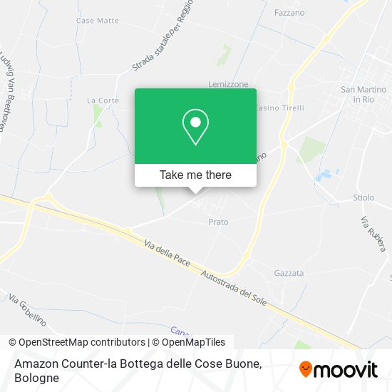 Amazon Counter-la Bottega delle Cose Buone map