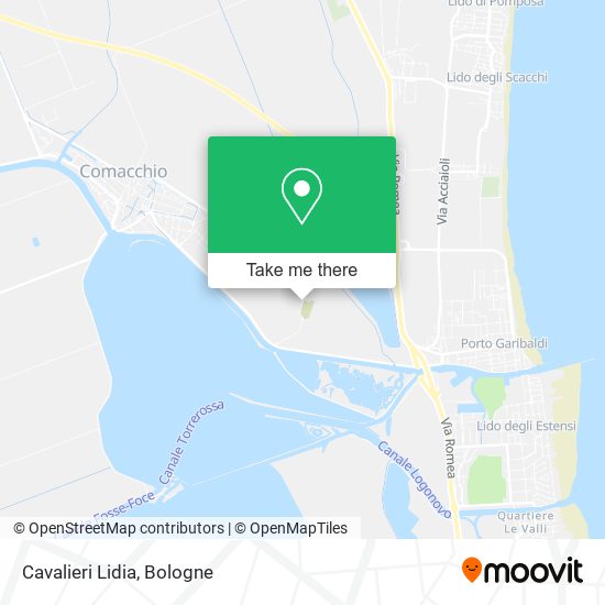 Cavalieri Lidia map