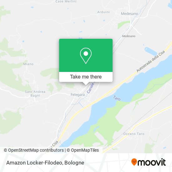 Amazon Locker-Filodeo map