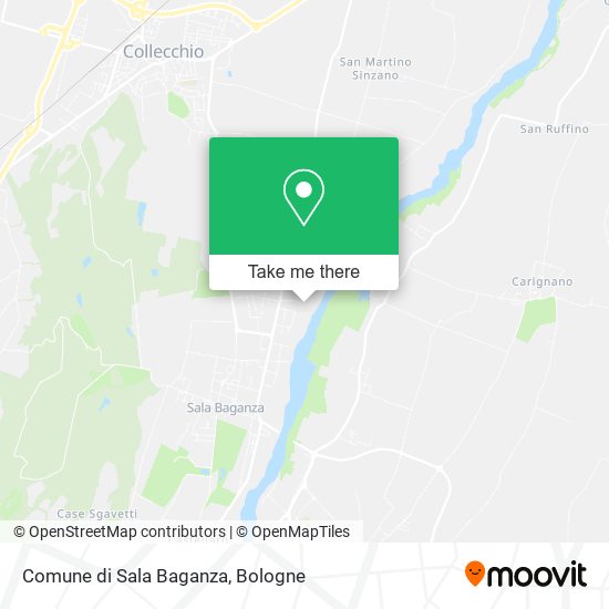 Comune di Sala Baganza map