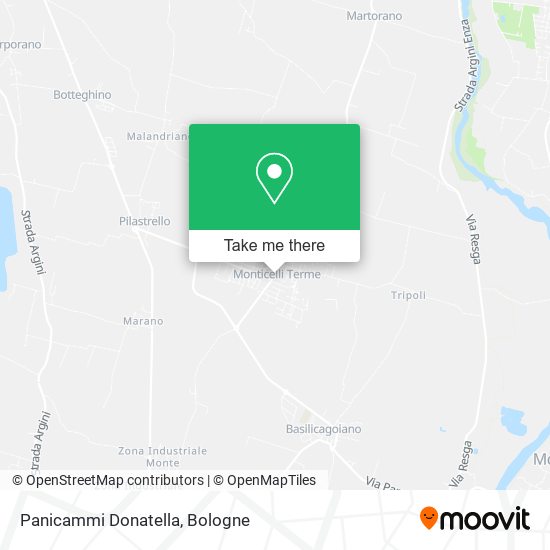 Panicammi Donatella map