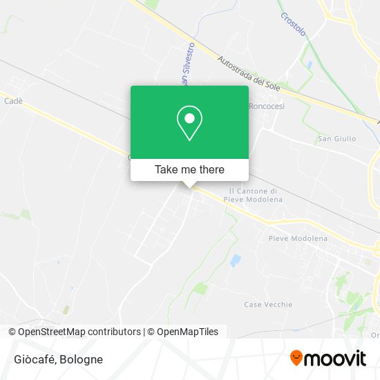 Giòcafé map