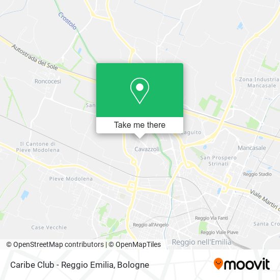 Caribe Club - Reggio Emilia map