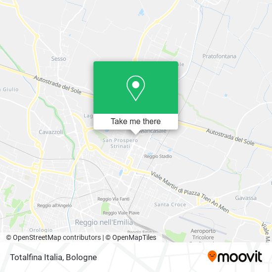Totalfina Italia map