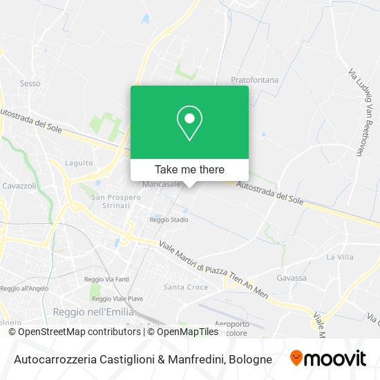 Autocarrozzeria Castiglioni & Manfredini map