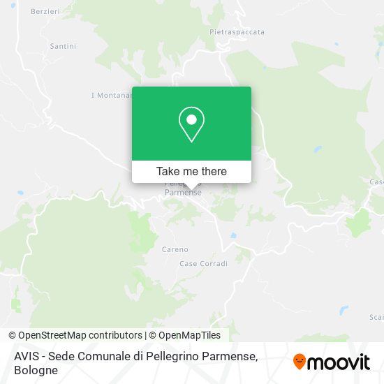 AVIS - Sede Comunale di Pellegrino Parmense map