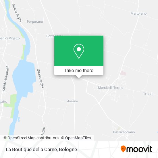 La Boutique della Carne map