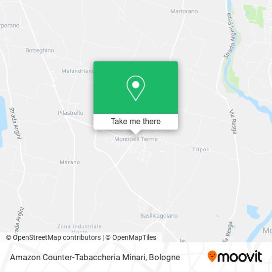 Amazon Counter-Tabaccheria Minari map