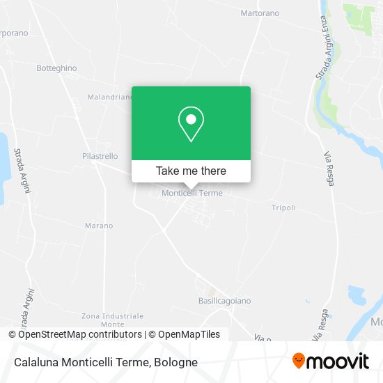 Calaluna Monticelli Terme map