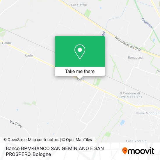 Banco BPM-BANCO SAN GEMINIANO E SAN PROSPERO map
