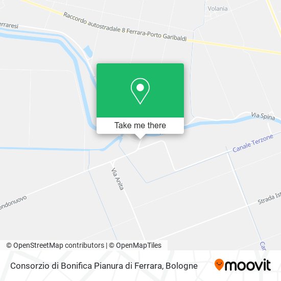 Consorzio di Bonifica Pianura di Ferrara map