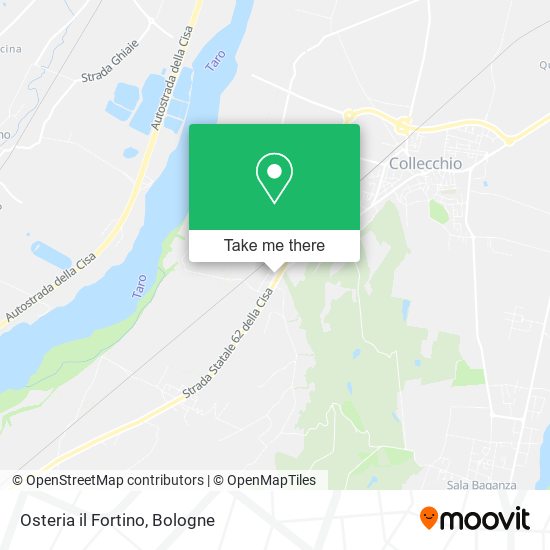 Osteria il Fortino map