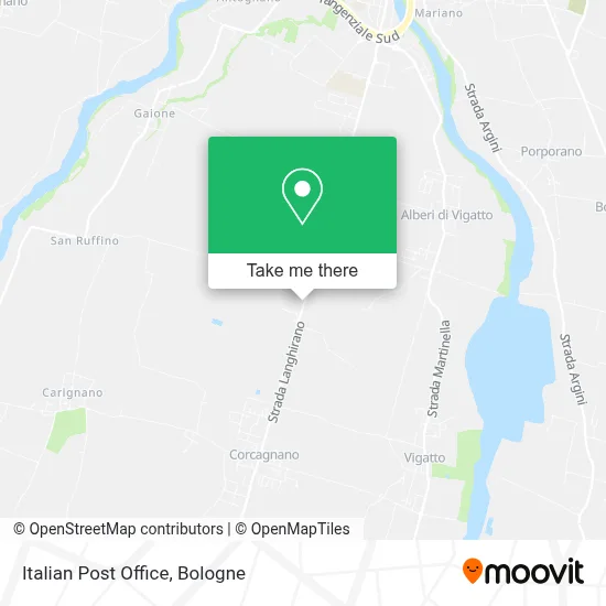 Italian Post Office map