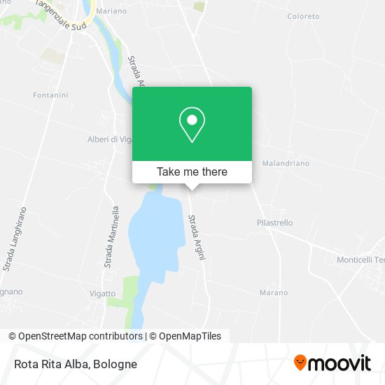 Rota Rita Alba map
