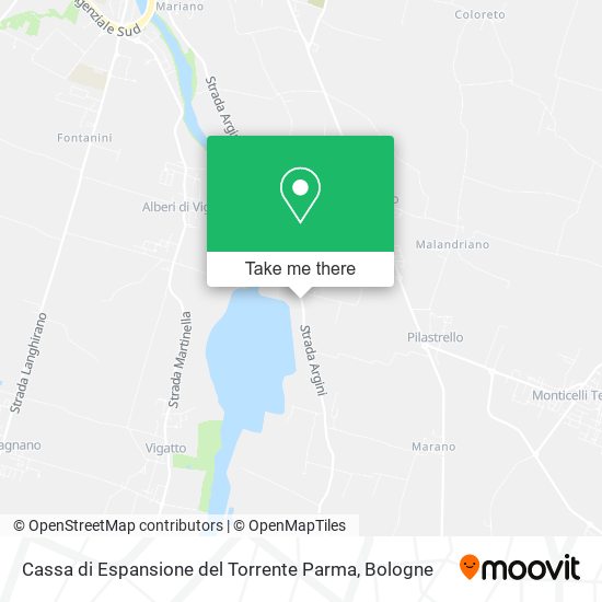 Cassa di Espansione del Torrente Parma map