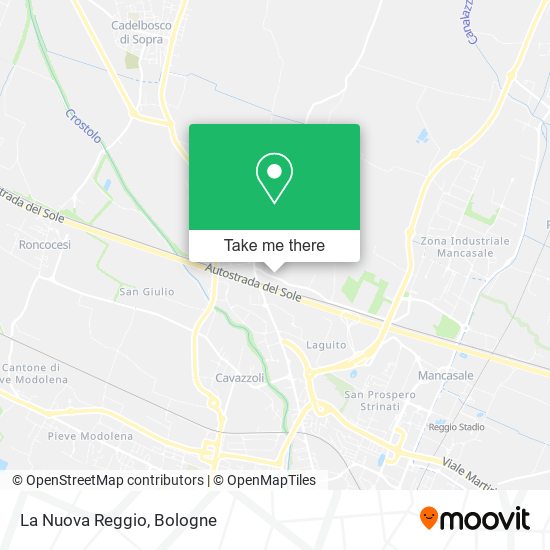 La Nuova Reggio map