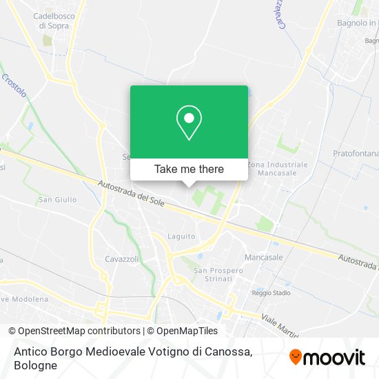 Antico Borgo Medioevale Votigno di Canossa map