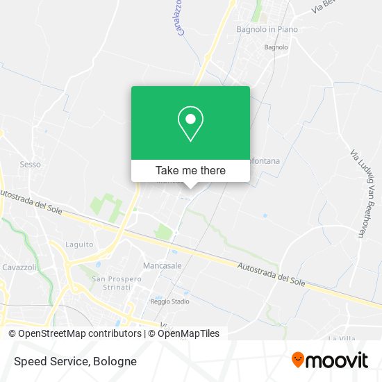 Speed Service map