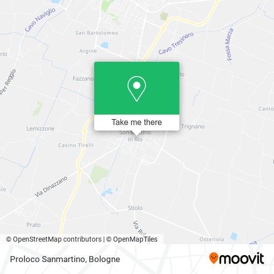 Proloco Sanmartino map