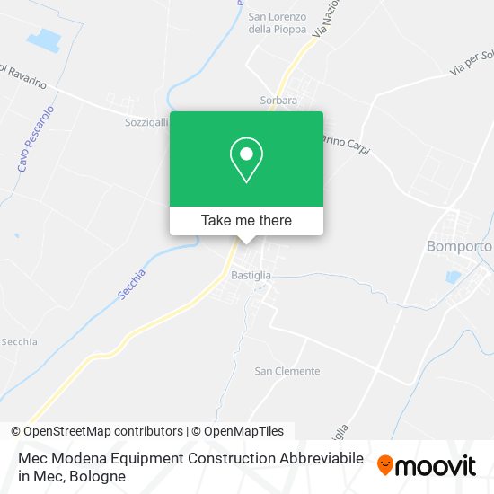 Mec Modena Equipment Construction Abbreviabile in Mec map