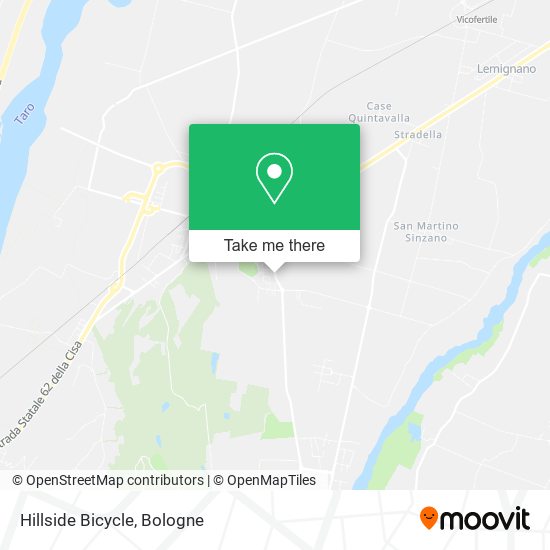 Hillside Bicycle map