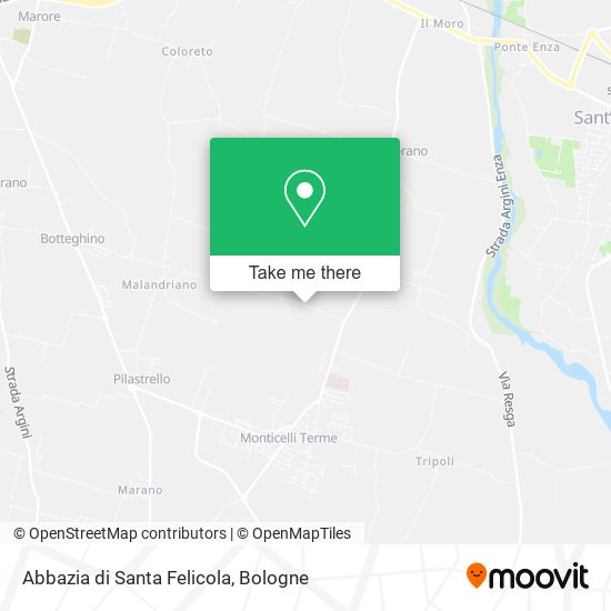 Abbazia di Santa Felicola map
