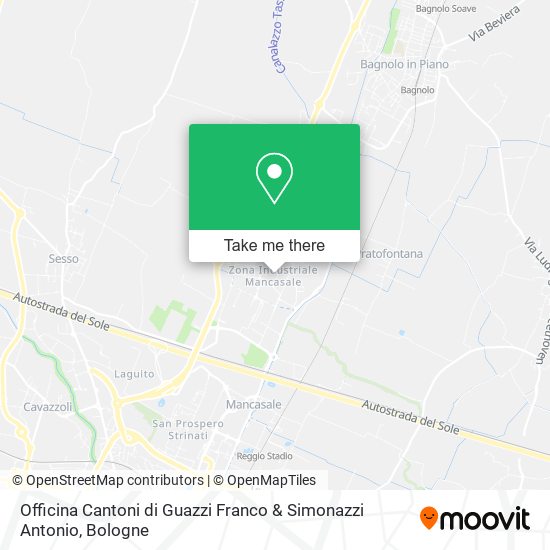 Officina Cantoni di Guazzi Franco & Simonazzi Antonio map