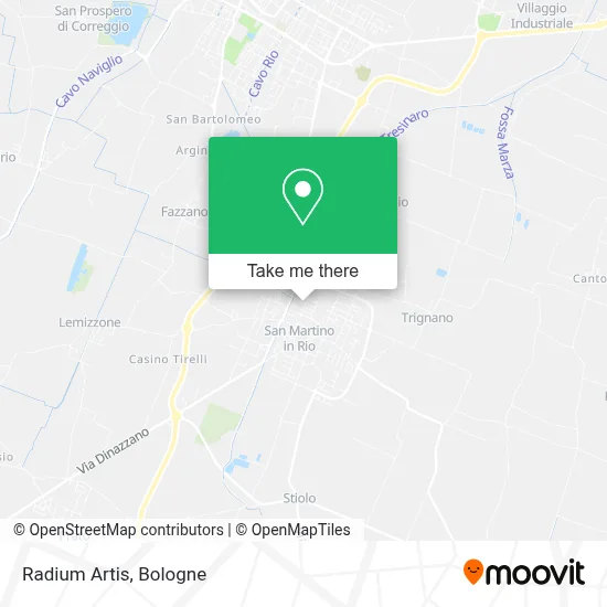 Radium Artis map