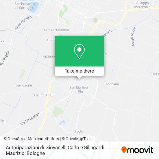 Autoriparazioni di Giovanelli Carlo e Silingardi Maurizio map