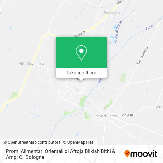 Promi Alimentari Orientali di Afroja Bilkish Bithi & Amp; C. map
