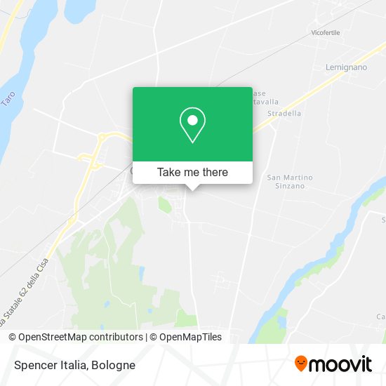 Spencer Italia map
