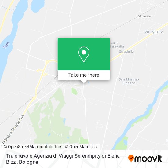 Tralenuvole Agenzia di Viaggi Serendipity di Elena Bizzi map