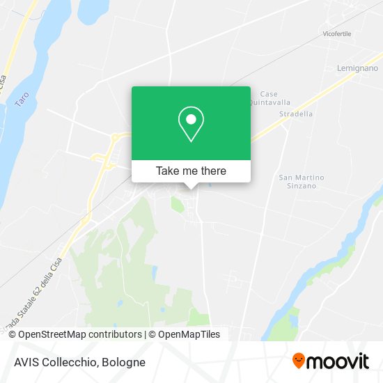 AVIS Collecchio map