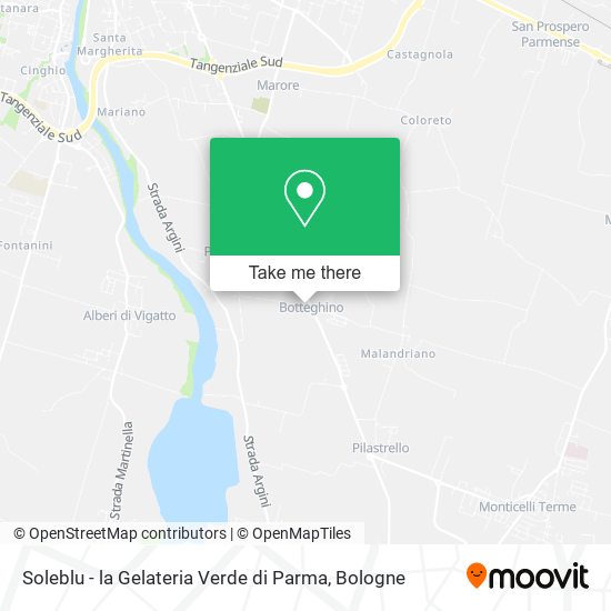 Soleblu - la Gelateria Verde di Parma map