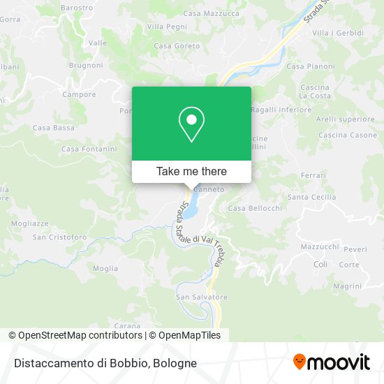 Distaccamento di Bobbio map