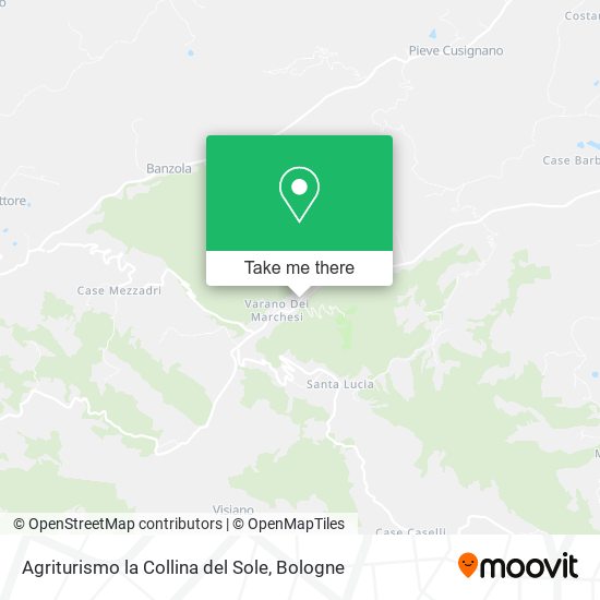 Agriturismo la Collina del Sole map