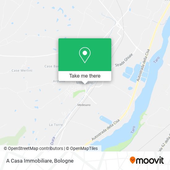 A Casa Immobiliare map