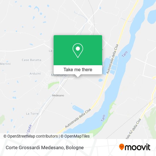 Corte Grossardi Medesano map
